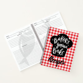 Bakkers gaan recept bakken notitieboek