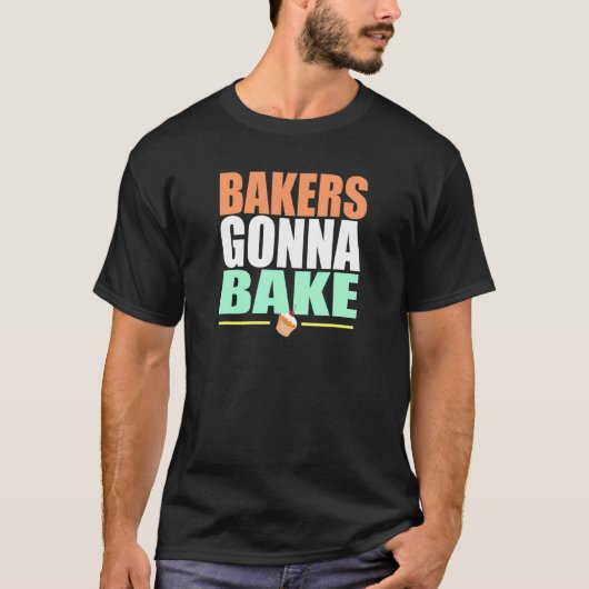 Bakkers gaan T-shirt bakken om te bakken (Voorkant)