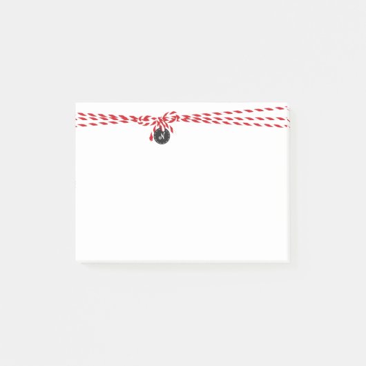 Bakkers met touwtjespringen post-it® notes (Voorkant)