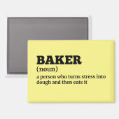 bakkersbaandefinitiemagnet magneet (Voorkant / Achterkant)