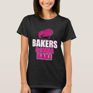 Bakkersbakkers gaan bakker chef Mannen vrouwen bak T-shirt