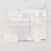 Bakkersbloemen met bruine deklaag briefkaart (Achterkant)