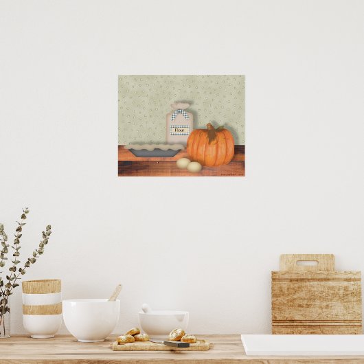 Bakkersbonnen afdrukken poster (Keuken)