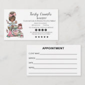 Bakkersbusiness APPOINTMENT Visitekaartje (Voorkant / Achterkant)