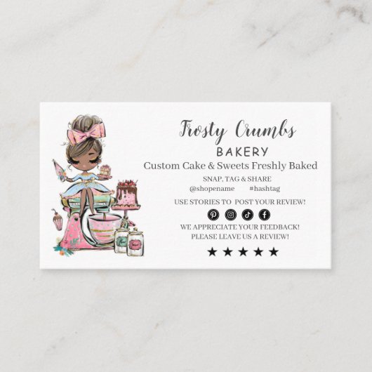 Bakkersbusiness APPOINTMENT Visitekaartje (Voorkant)