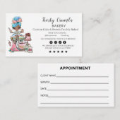 Bakkersbusiness APPOINTMENT Visitekaartje (Voorkant / Achterkant)