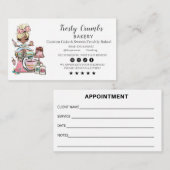 Bakkersbusiness APPOINTMENT Visitekaartje (Voorkant / Achterkant)