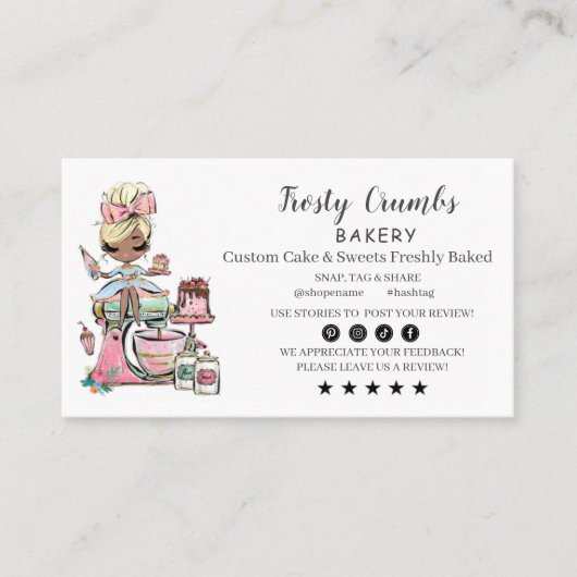 Bakkersbusiness APPOINTMENT Visitekaartje (Voorkant)