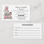 Bakkersbusiness APPOINTMENT Visitekaartje (Voorkant / Achterkant)
