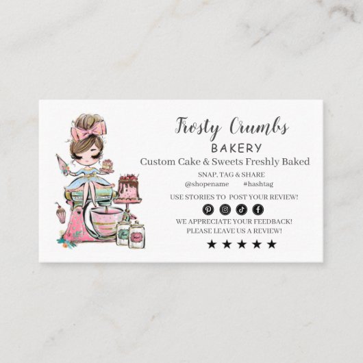 Bakkersbusiness APPOINTMENT Visitekaartje (Voorkant)