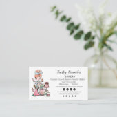 Bakkersbusiness APPOINTMENT Visitekaartje (Staand voorkant)