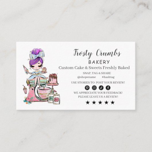 Bakkersbusiness APPOINTMENT Visitekaartje (Voorkant)