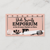 Bakkersgebak Chef Cakes koekjes Visitekaartje (Voorkant)