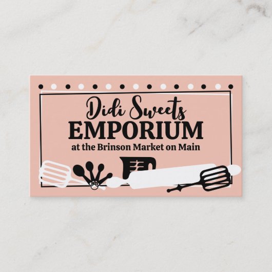 Bakkersgebak Chef Cakes koekjes Visitekaartje (Voorkant)