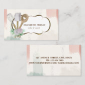 Bakkersgebak Handgereedschap Waterverf penseelstre Visitekaartje (Voorkant / Achterkant)