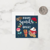 bakkersgeest heldere zelfgemaakte hamer notitiekaartje (Voorkant / Achterkant in situ)