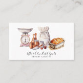 Bakkersgereedschap Bakkerij banketbakker Visitekaartje (Voorkant)