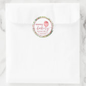 Bakkerskoeken voor holbessen ronde sticker (Tas)