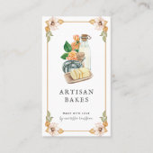 Bakkersmakerij Baker Waterverf Visitekaartje (Voorkant)