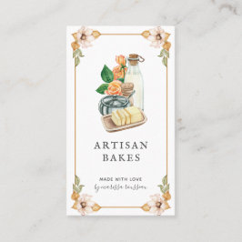 Bakkersmakerij Baker Waterverf Visitekaartje