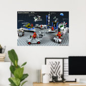 Bakkerspeelgoed van '79 opnieuw gemaakt in 3D Poster (Thuiskantoor)