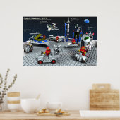 Bakkerspeelgoed van '79 opnieuw gemaakt in 3D Poster (Keuken)