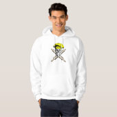 Bakkersschedel en Rolling Pins: Geel Hoodie (Voorkant volledig)