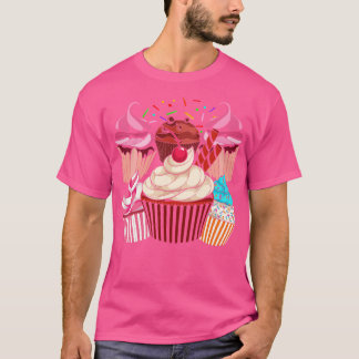 Bakkersvis Sprinkles Cupcake T-shirt