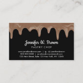 Bakkerswinkel in de banketbakkerij visitekaartje (Achterkant)