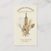 Bakketartikelen Catering Cook Chef ivoor Visitekaartje (Voorkant)