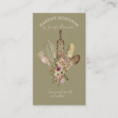 Bakketartikelen Catering Cook Chef-sage retro Visitekaartje (Voorkant)