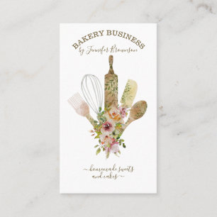 Bakketartikelen Catering Cook Chef Visitekaartje