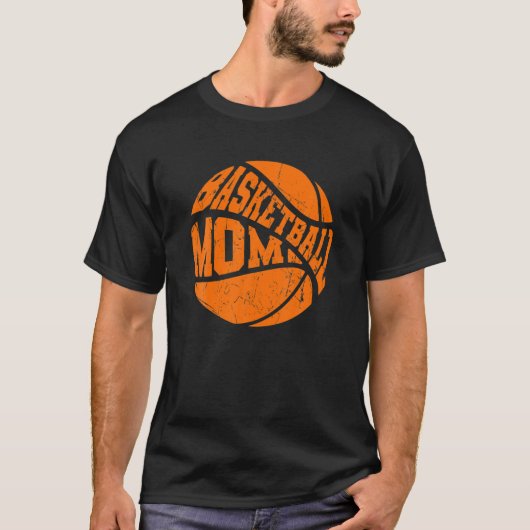 Bakketbal Mam Sport Ontwerp Happy Mothers Dag T-shirt (Voorkant)