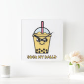 Bakketballen (bellentheek) vierkante klok (Huis)