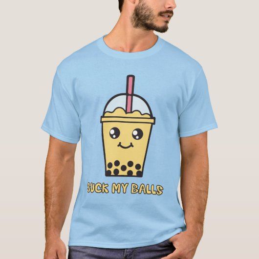 Bakketballen (Bubble Tea) T-shirt (Voorkant)
