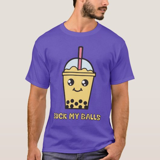 Bakketballen (Bubble Tea) T-shirt (Voorkant)