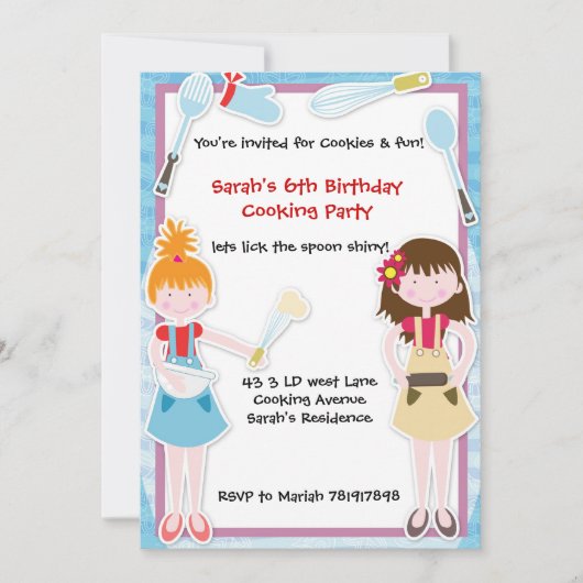 Bakketfornuis uitnodiging (Voorkant)