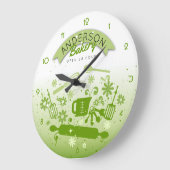 Bakketgereedschap Kookgerei, gepersonaliseerde gro Grote Klok (Hoek)