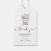 Bakketgereedschap Vrijgezellenfeest Dank je Labels Cadeaulabel (Voorkant)