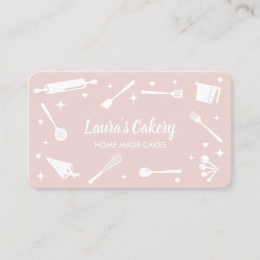 Bakketgereedschappen voor koekjes gereedschap gere visitekaartje (Voorkant)