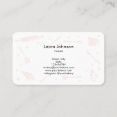 Bakketgereedschappen voor koekjes gereedschap gere visitekaartje (Achterkant)