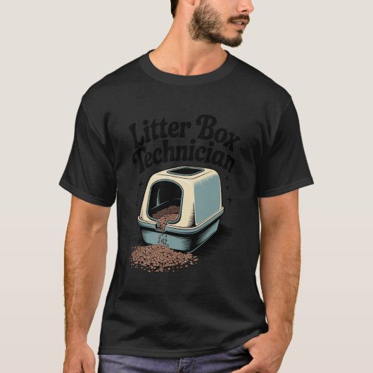 Bakkie Schoonmaker Kat Liefhebber Grappige Kat T-shirt (Voorkant)