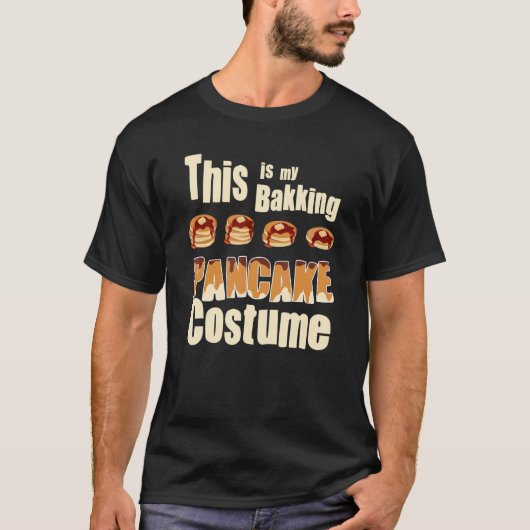 Bakking pancake costume cute Pancake 1 T-shirt (Voorkant)