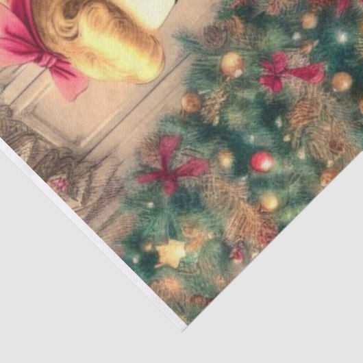  bakkoekjes Kerstmis Dames Tissuepapier (Detail)