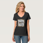 Bakkoekjes Quote Cool Koken Bakken Leopard 2 T-shirt (Voorkant volledig)