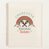 Bakkoningin of -koning- Regenboog- Op maat Planner (Voorkant)