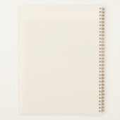 Bakkoningin of -koning- Regenboog- Op maat Planner (Achterkant)
