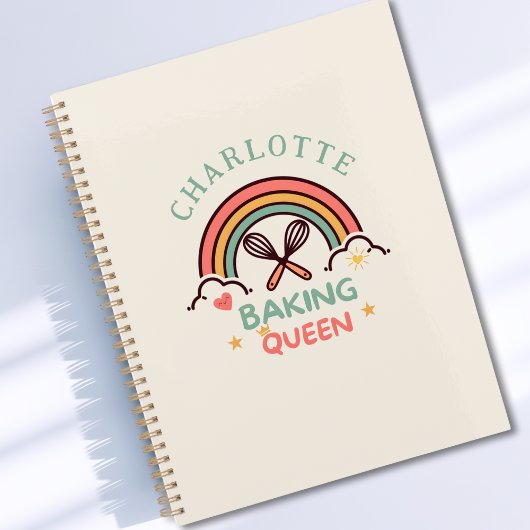 Bakkoningin of -koning- Regenboog- Op maat Planner