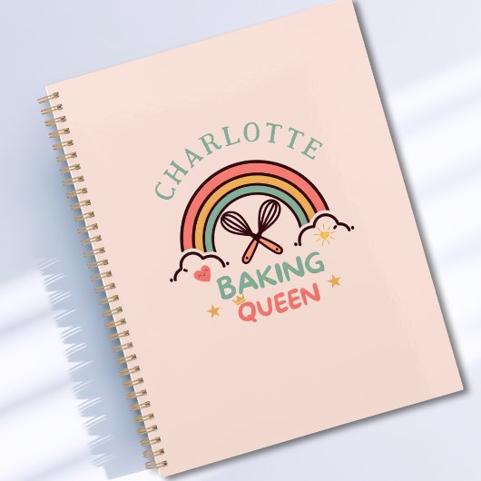 Bakkoningin of -koning- Regenboog- Op maat Planner