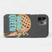  bakkoningin op grijs Case-Mate iPhone case (Achterkant (horizontaal))